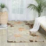 Nourison Tropics TS13 Mocha Rug