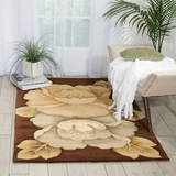 Nourison Tropics TS09 Brown Rug