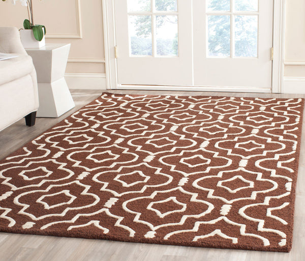 Safavieh Clearance Cambridge CAM141H Dark Brown Rug