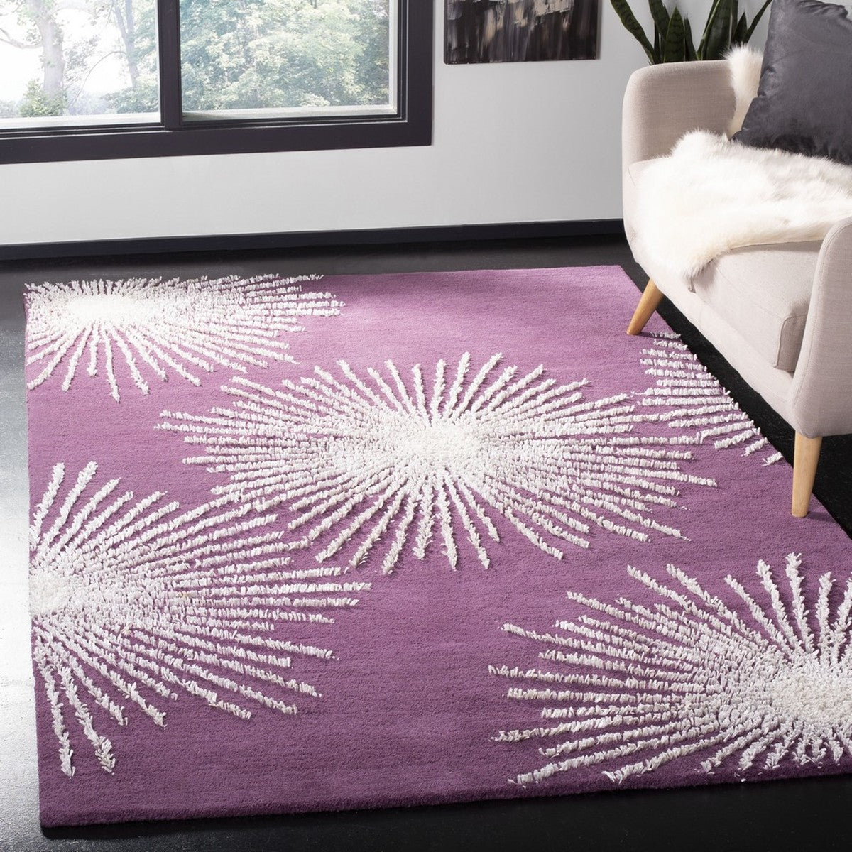 Safavieh Clearance Sohos SOH712P Purple Rug