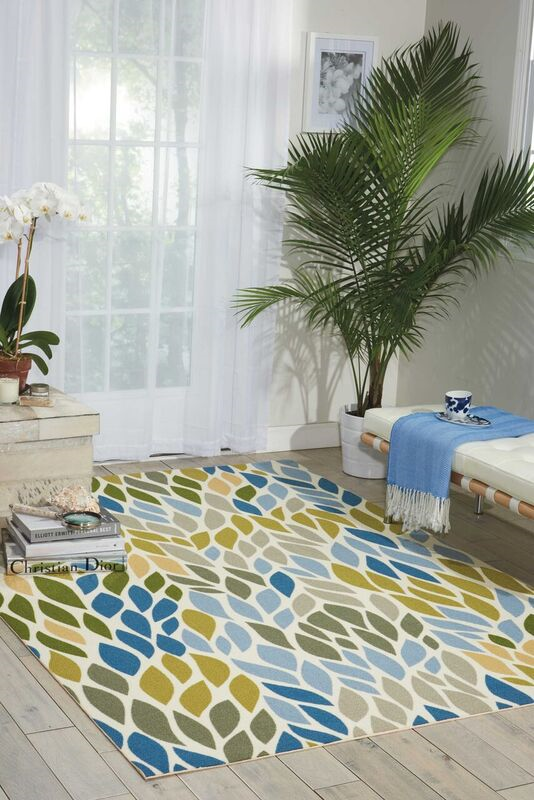 Nourison Clearance & Garden RS094 Multi Rug