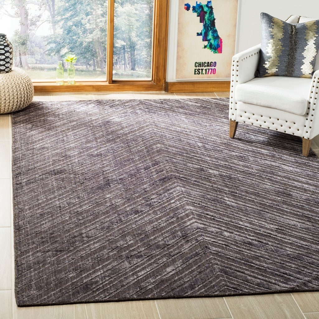 Safavieh Clearance Mirage MIR854B Charcoal Brown Rug