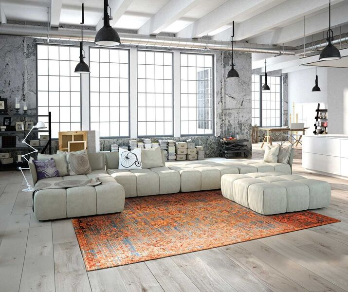 Nourison Clearance Timeless TML08 Teal Rug