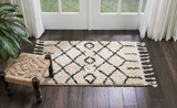 Nourison Clearance Moroccan Shag MRS01 Cream Rug