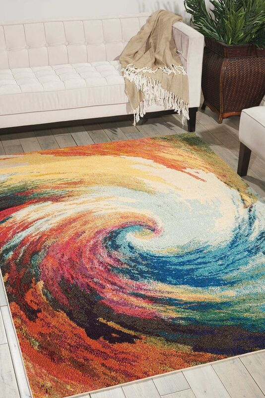 Nourison Sale Celestial CES07 Wave Rug
