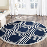 Safavieh Clearance Chatham CHT758C Navy Blue Rug