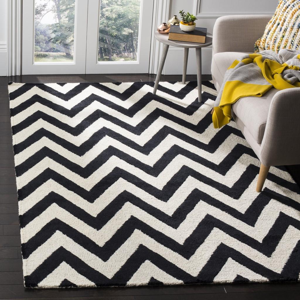 Safavieh Clearance Cambridge CAM139E Black Rug