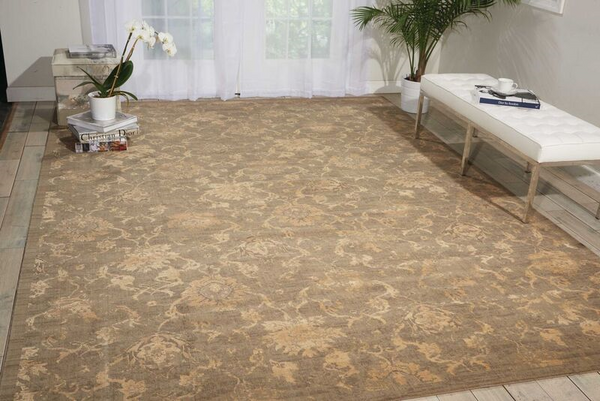 Nourison Clearance Silken Allure SLK11 Moss Rug