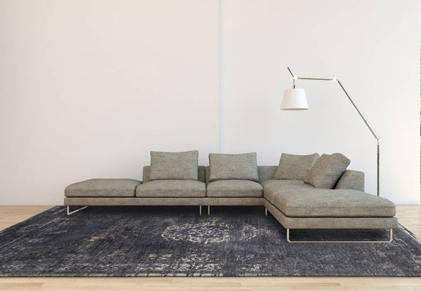 Louis De Poortere Fading World 8263 Charcoal Rug