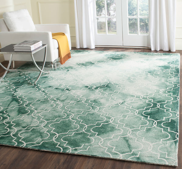 Safavieh Clearance Dip Dyes DDY676Q Green Rug