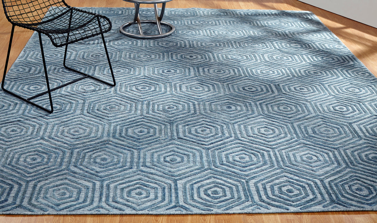 Rugs Done Right Timberton TM96 Ocean Blue Rug