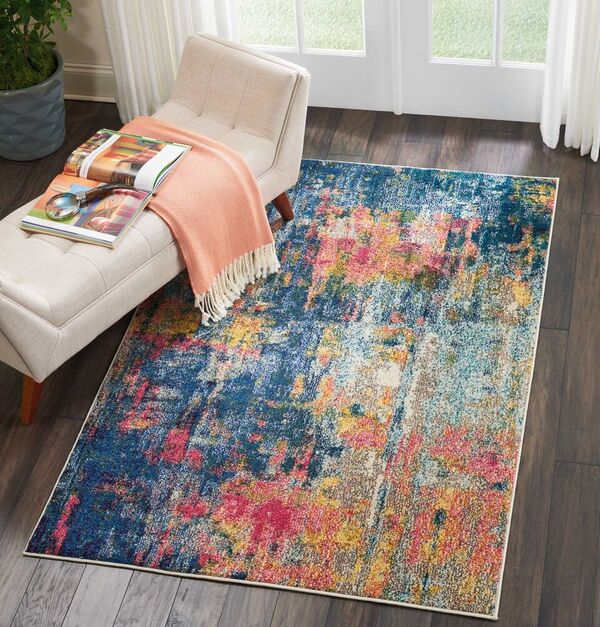 Nourison Sale Celestial CES09 Blue Rug