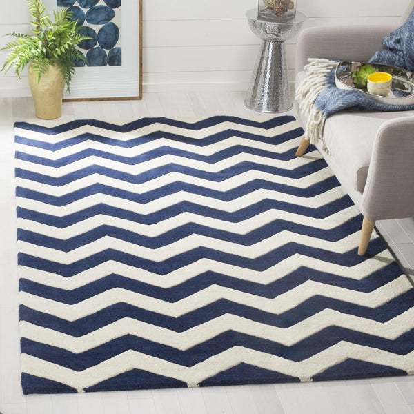 Safavieh Clearance Chatham CHT715C Navy Blue Rug