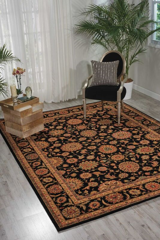 Nourison Clearance Living Treasures LI05 Black Rug