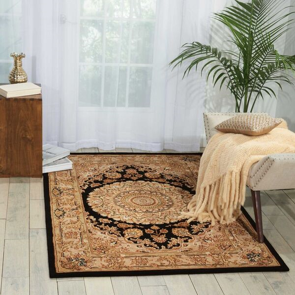 Nourison Nourison 2000 2233 Black Rug