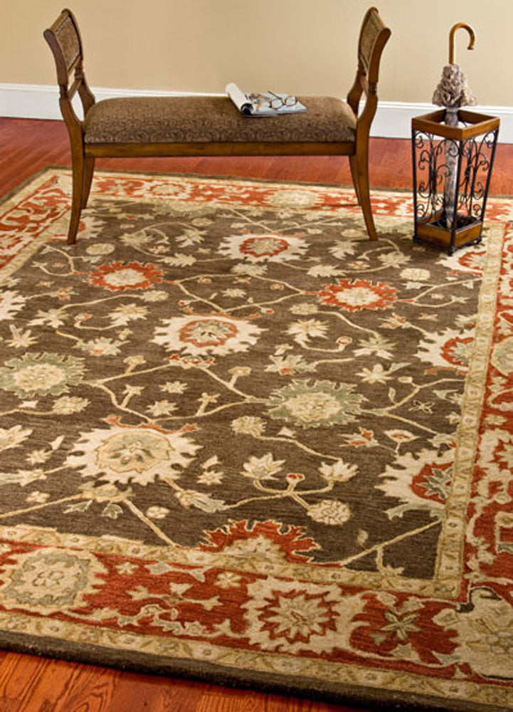 Safavieh Clearance Anatolia AN554A Olive Rug