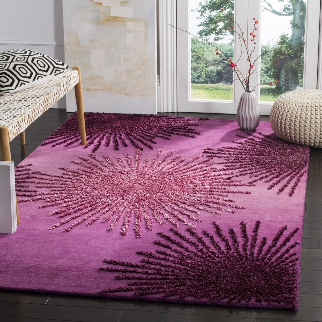 Safavieh Clearance Sohos SOH712Q Purple Multi Rug