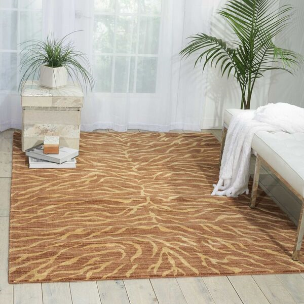 Nourison Clearance Riviera RI05 Chocolate Rug