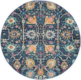 nourison passion psn01 navy rug