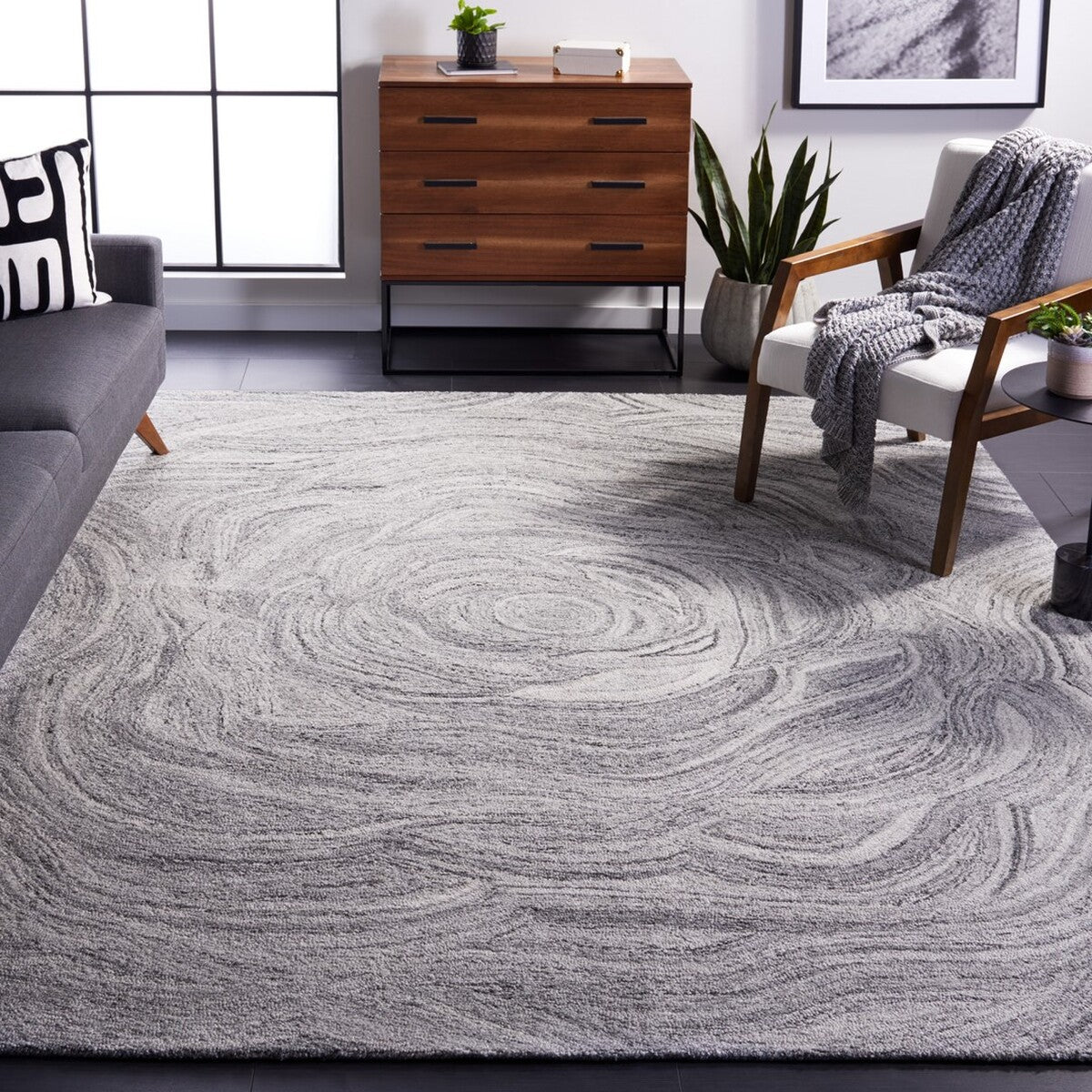 safavieh clearance abstract abt148h dark grey rug