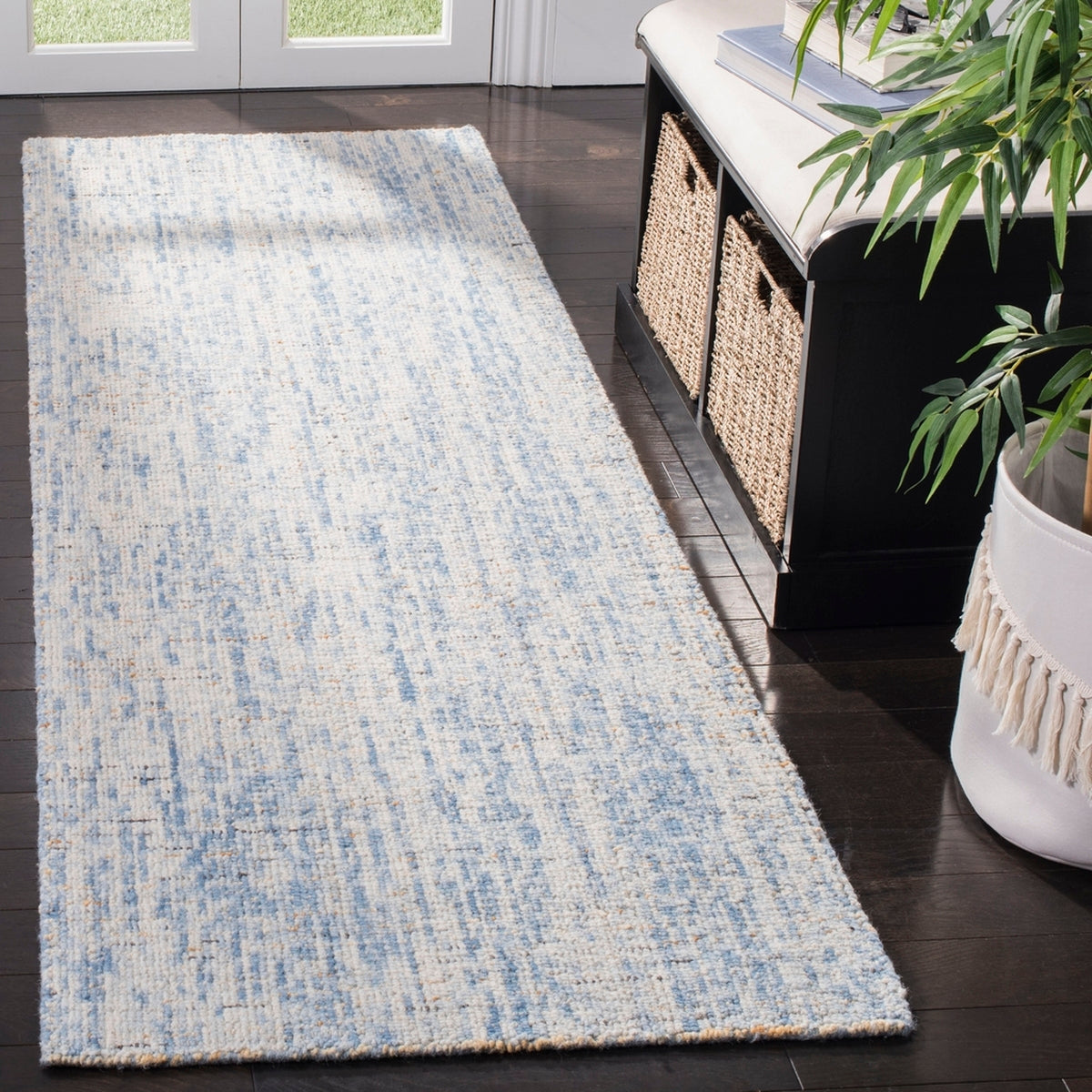 safavieh clearance abstract abt468c dark blue rug