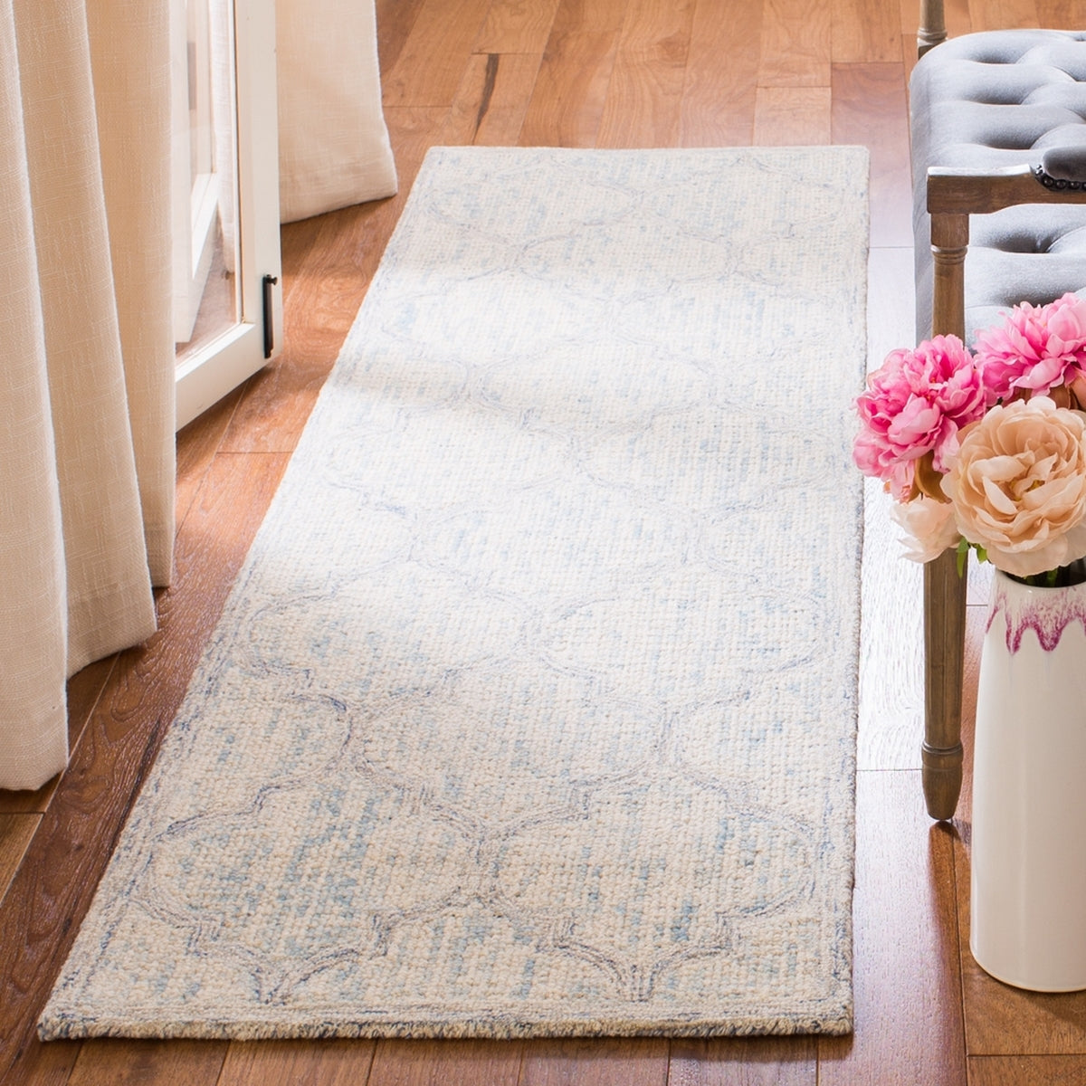 safavieh clearance abstract abt474b ivory lightblue rug
