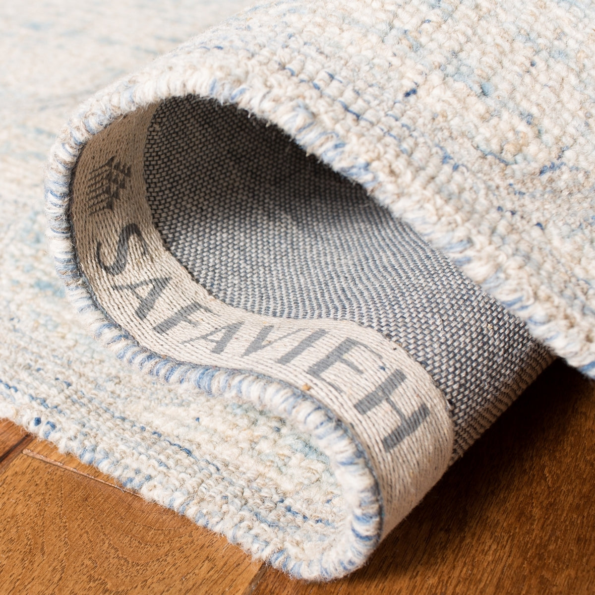 safavieh clearance abstract abt474b ivory lightblue rug