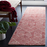 safavieh clearance abstract abt763q red rug