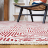 safavieh clearance abstract abt763q red rug