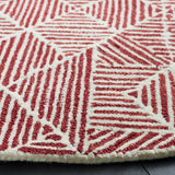 safavieh clearance abstract abt763q red rug