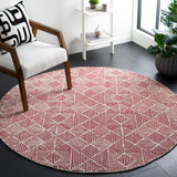 safavieh clearance abstract abt763q red rug