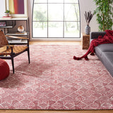safavieh clearance abstract abt763q red rug