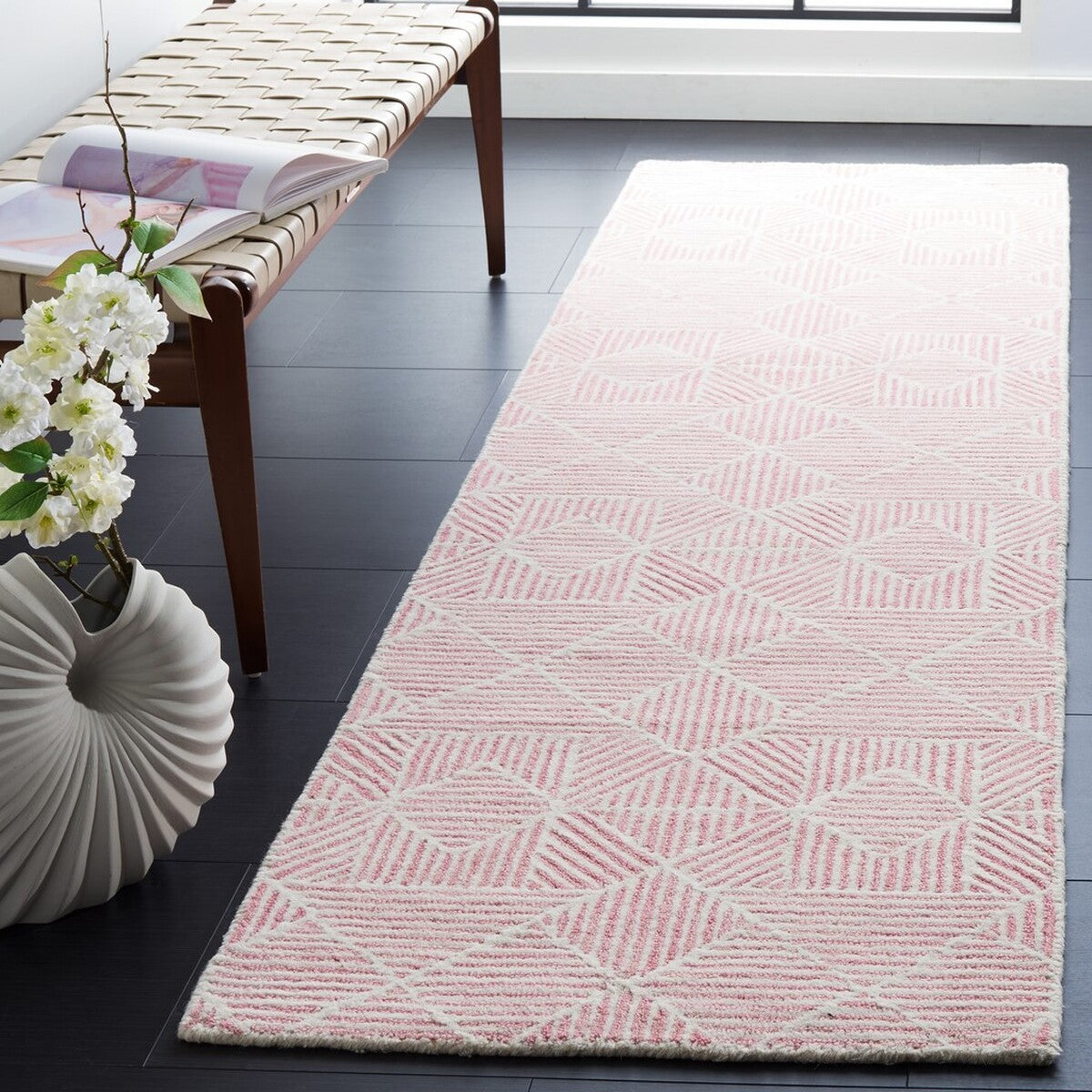 safavieh clearance abstract abt763u pink rug