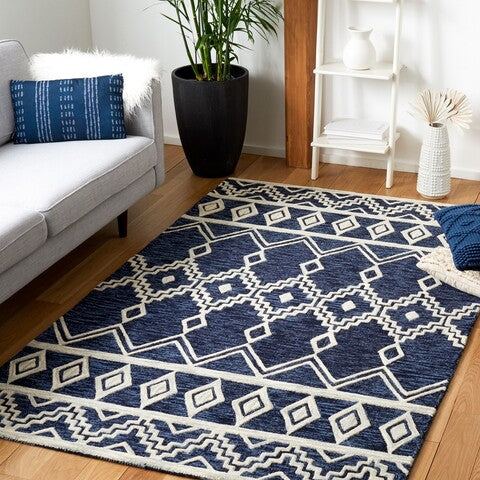safavieh clearance abstract abt851n navy rug