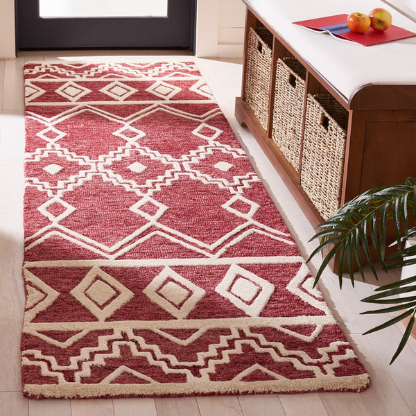 safavieh clearance abstract abt851q red rug