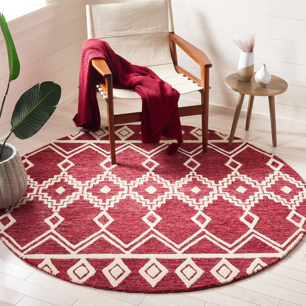 safavieh clearance abstract abt851q red rug