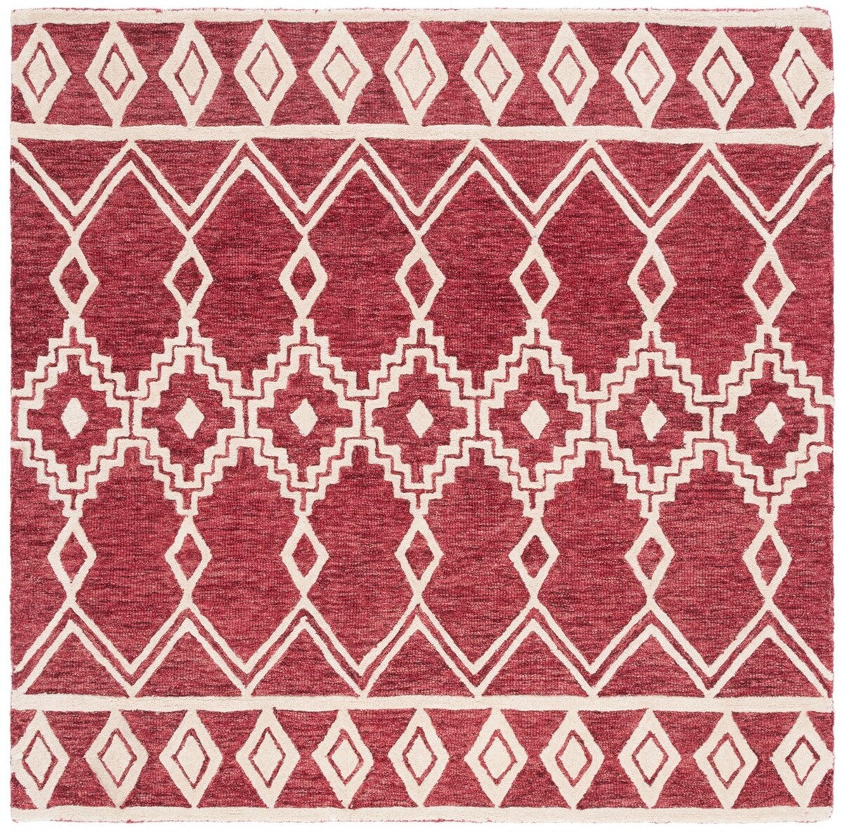 safavieh clearance abstract abt851q red rug