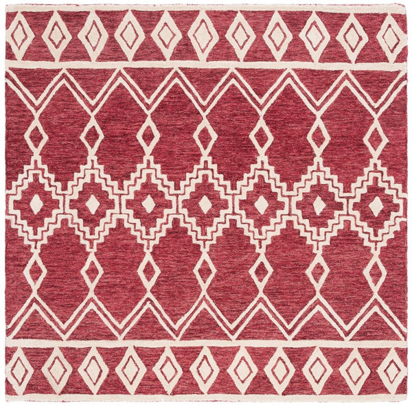 safavieh clearance abstract abt851q red rug