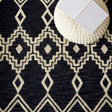 safavieh clearance abstract abt851z black rug