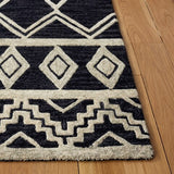 safavieh clearance abstract abt851z black rug