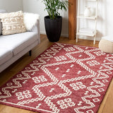 safavieh clearance abstract abt852q red rug