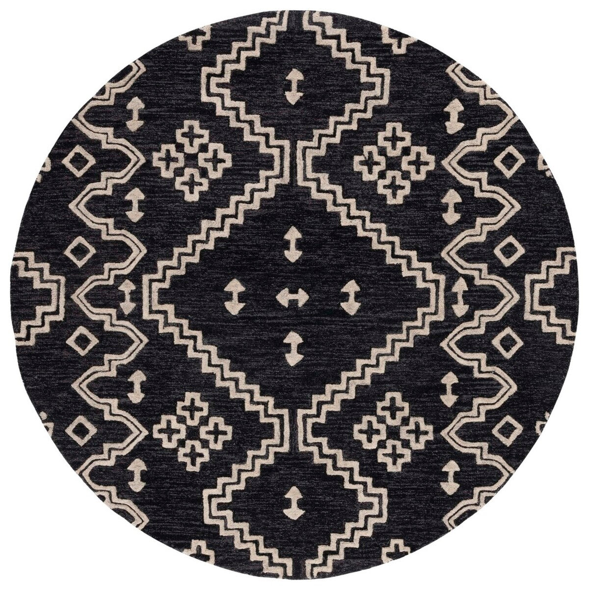 safavieh clearance abstract abt852z black rug