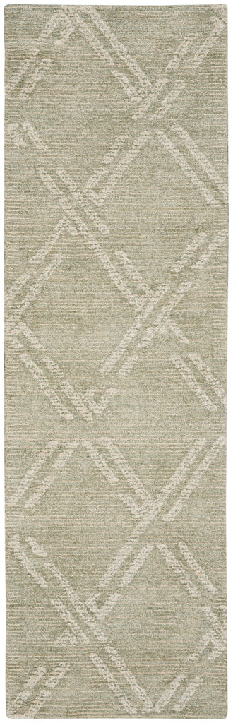 nourison venosa vsn01 green ivory rug