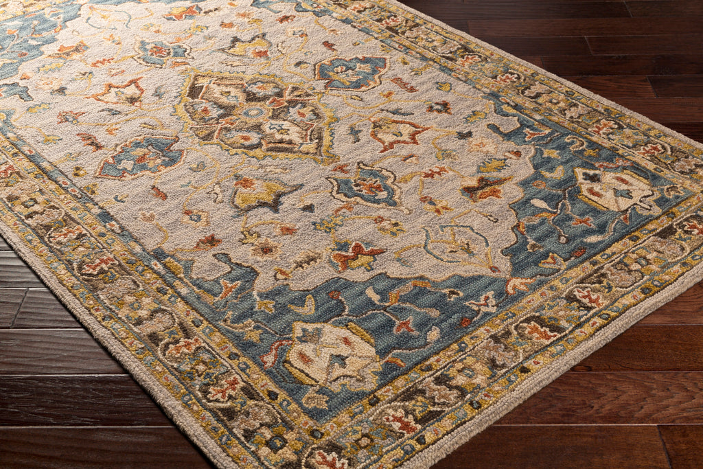 surya artemis aes 2301 dark blue rug