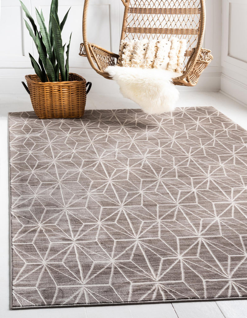 unique loom uptown fifth avenue uptown  brown rug