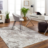 surya allegro plus agp 2300 light grey rug