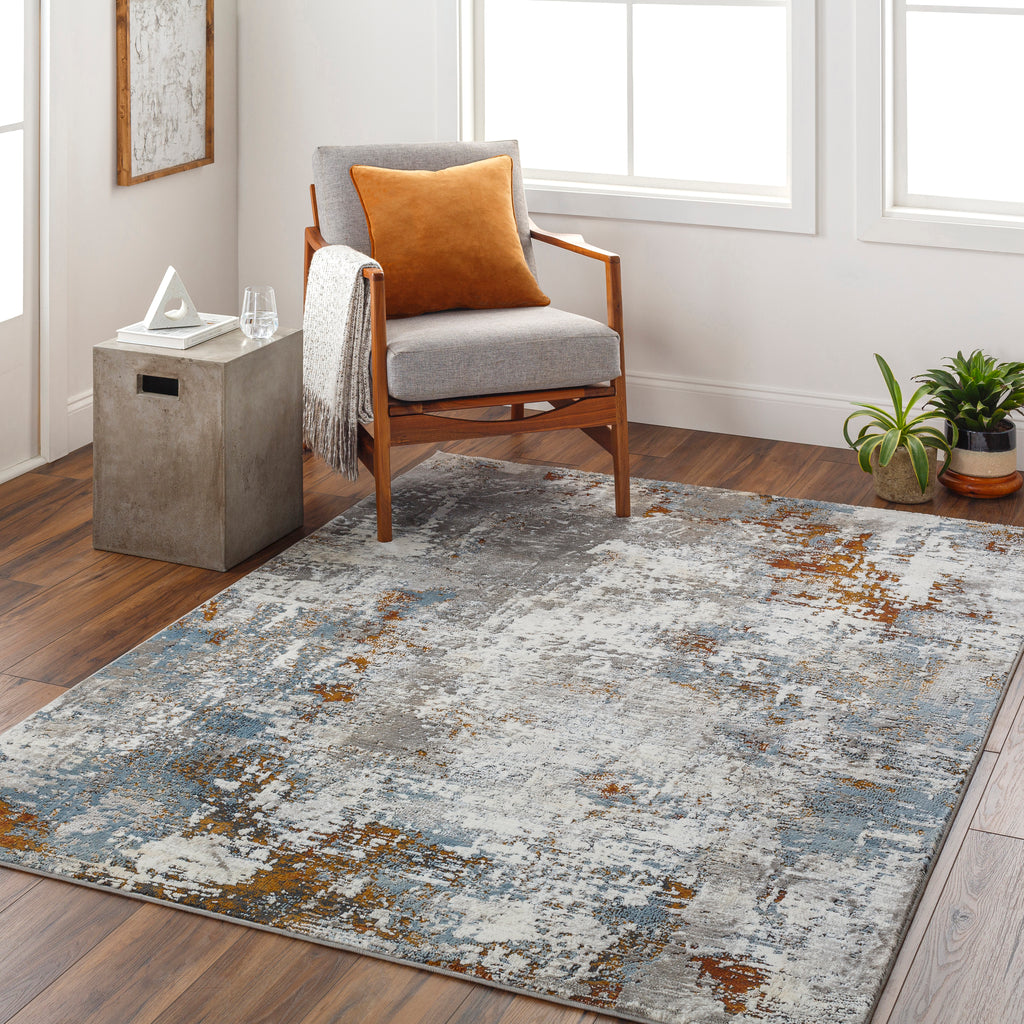 surya allegro plus agp 2304 light grey rug