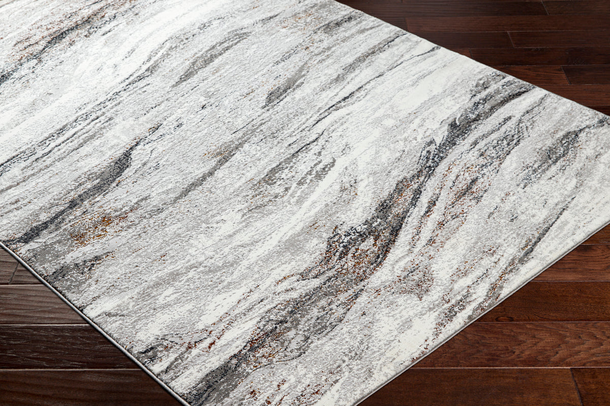 surya allegro plus agp 2307 light grey rug