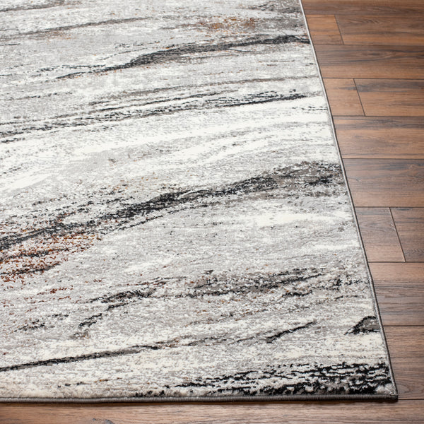 surya allegro plus agp 2307 light grey rug