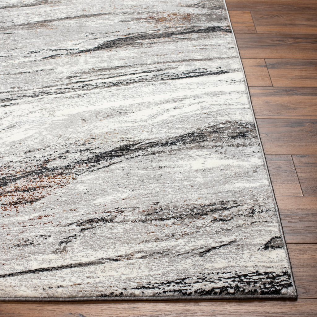 surya allegro plus agp 2307 light grey rug